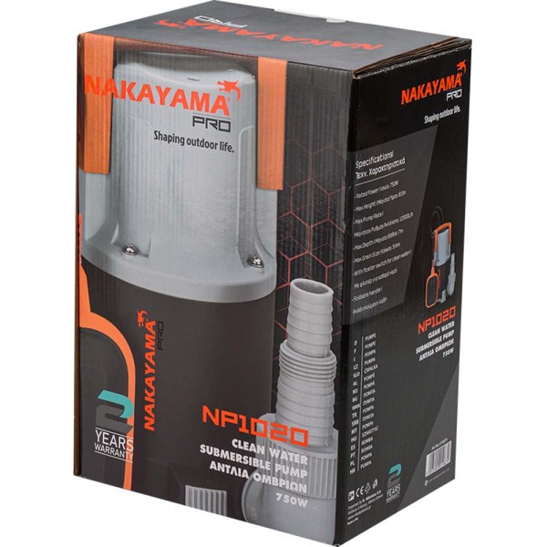 Αντλία Ομβρίων 750W NP1020 Nakayama Pro (019879)