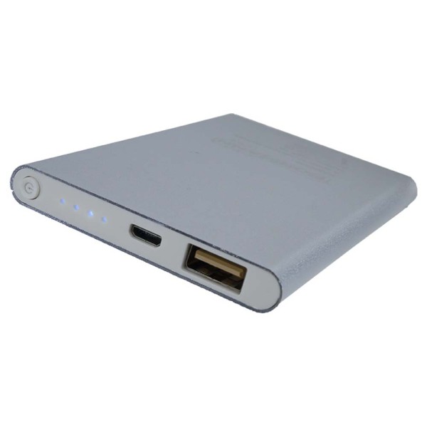 Εφεδρική Μπαταρία PowerBank 5V 5000mAh Ασημί BBC5001 Bormann (020868)
