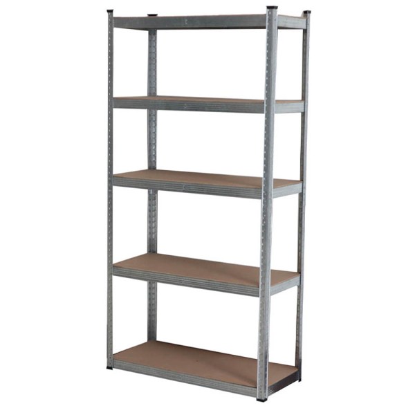 Ραφιέρα Γαλβανιζέ Με 5 Ράφια MDF 175kg/Ράφι Bormann Elite BSR1900 (023340)