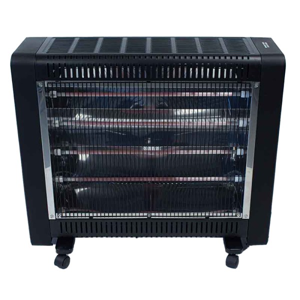 Θερμάστρα Χαλαζία Δαπέδου 2200W - 4 Λάμπες με Οθόνη LCD και Τηλεχειριστήριο Titanium BEH7300 Bormann Elite (030409)