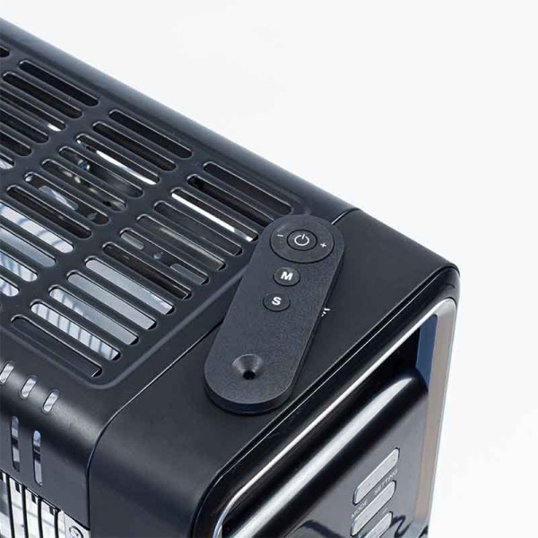 Θερμάστρα Χαλαζία Δαπέδου 2200W - 4 Λάμπες με Οθόνη LCD και Τηλεχειριστήριο Titanium BEH7300 Bormann Elite (030409)