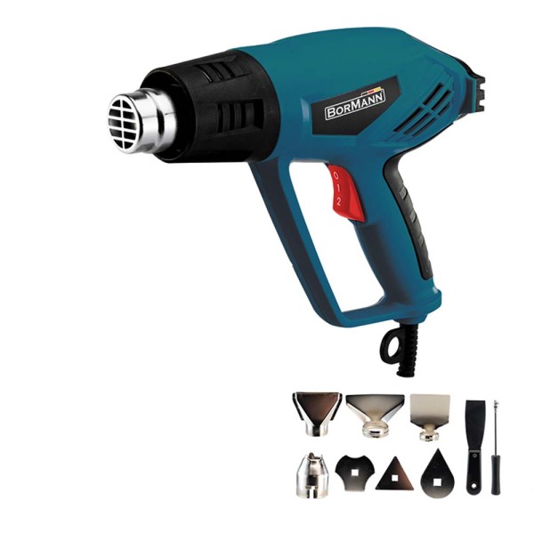 Πιστόλι Θερμού Αέρα BHG2200 2000W Bormann (042549)