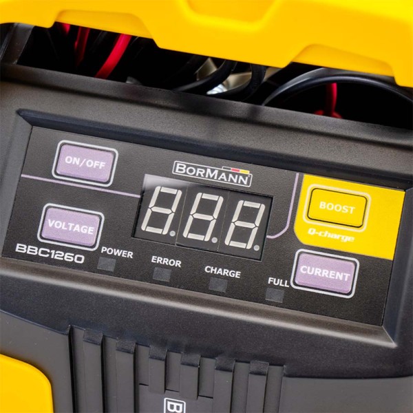 Φορτιστής Αυτόματος 2A/6A/10A/15A 12V 280W BBC1260 Bormann (053644)