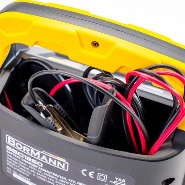 Φορτιστής Αυτόματος 2A/6A/10A/15A 12V 280W BBC1260 Bormann (053644)