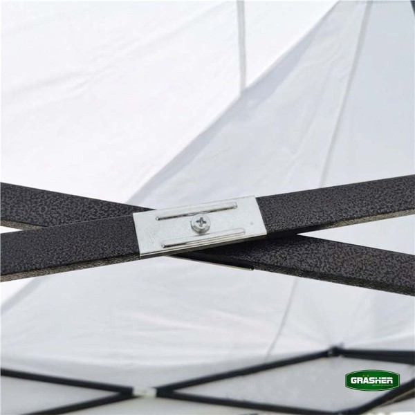 Πτυσσόμενο Κιόσκι Κήπου 3x4,5m Λευκό 420D TGL4435 GRASHER (104232)