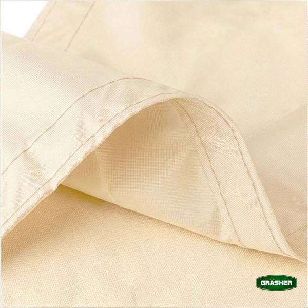 Πανί Σκίασης Oxford Αδιάβροχο ορθογώνιο 180gr/m² Εκρού 4x6m Με Κρίκους GRASHER (104120)