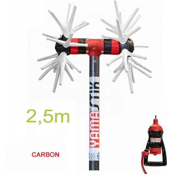 Ελαιοραβδιστικό Με Μοτέρ 12/18V Και Κοντάρι CARBON