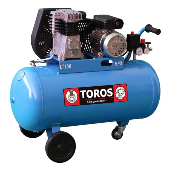 Αεροσυμπιεστής WORKER 3100 3Hp 230V 100LT TOROS (602025)