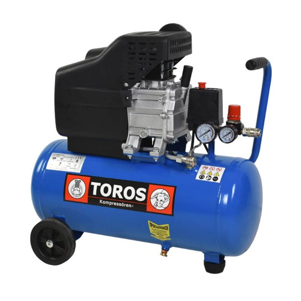 Αεροσυμπιεστής Μονομπλόλ 24LT 2.5HP 230V Toros (602081)