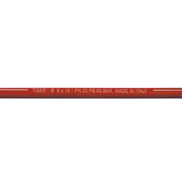Σωλήνας Αέρος Ελαστικός 6x13mm Κόκκινος Tiger (42111)