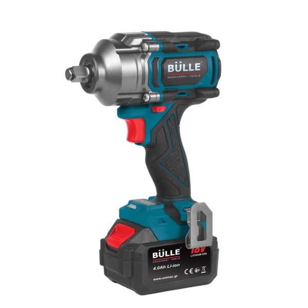 Μπουλονόκλειδο Μπαταρίας 600Nm 18V 1x4Ah Li-Ion Bulle (633411)