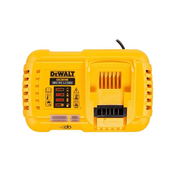 Ταχυφορτιστής Μπαταριών 8Α XR Li-Ion 18V Dewalt (DCB118-QW)