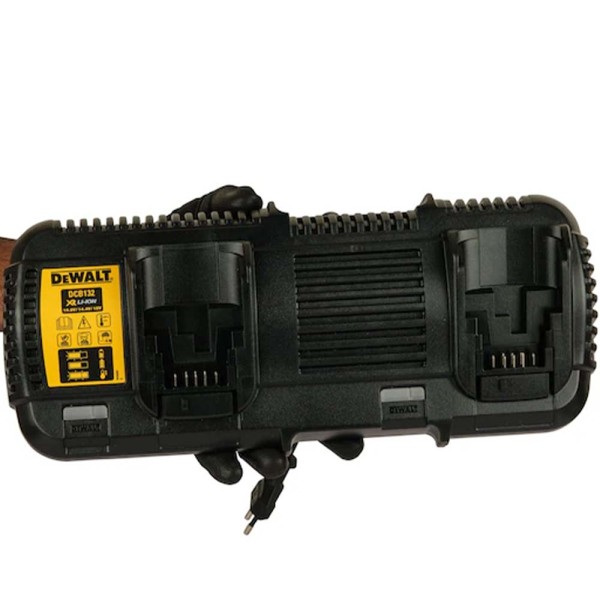 Φορτιστής Διπλής Θύρας XR Flexvolt 10.8V-18V Dewalt (DCB132-QW)