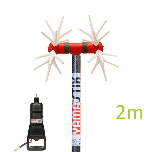 Ελαιοραβδιστικό Με Μοτέρ 12V Βrushless Και Κοντάρι Carbon 