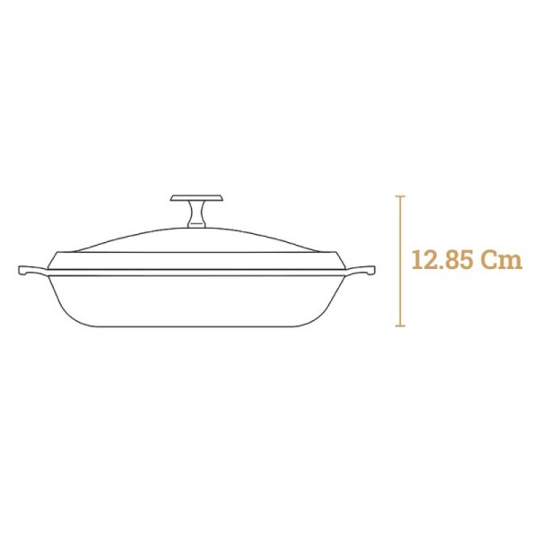 Τηγάνι Blacklock 3.7Lt 30.48εκ Lodge (BL17BR)