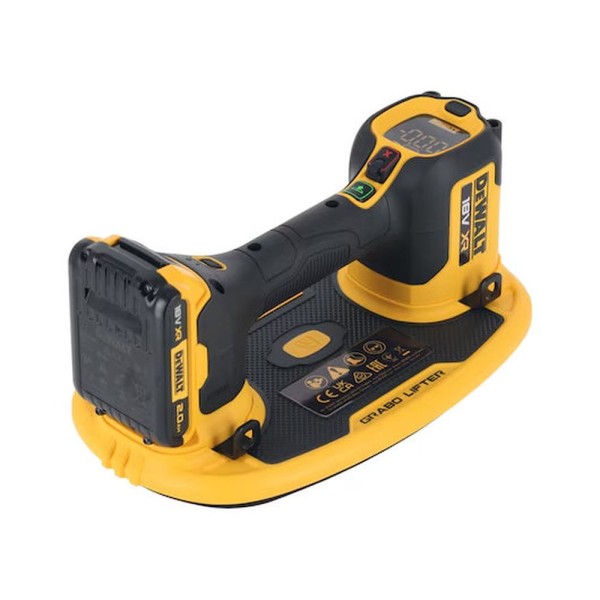 Βεντούζα Μπαταρίας 18 V XR Grabo 120 kg (1x2 Ah) Dewalt (DCE590D1T-QW)