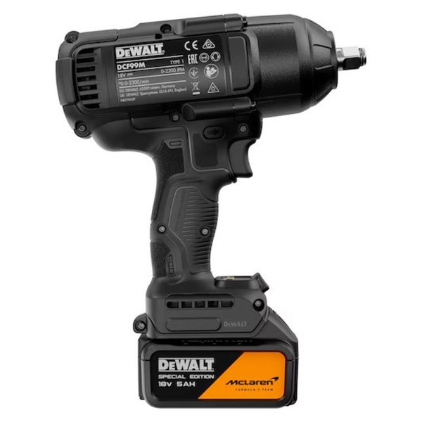 Μπουλονόκλειδο Υψηλής Ροπής 18V XR - 2 X 5 DeWalt McLaren (DCF99MP2T-QW)