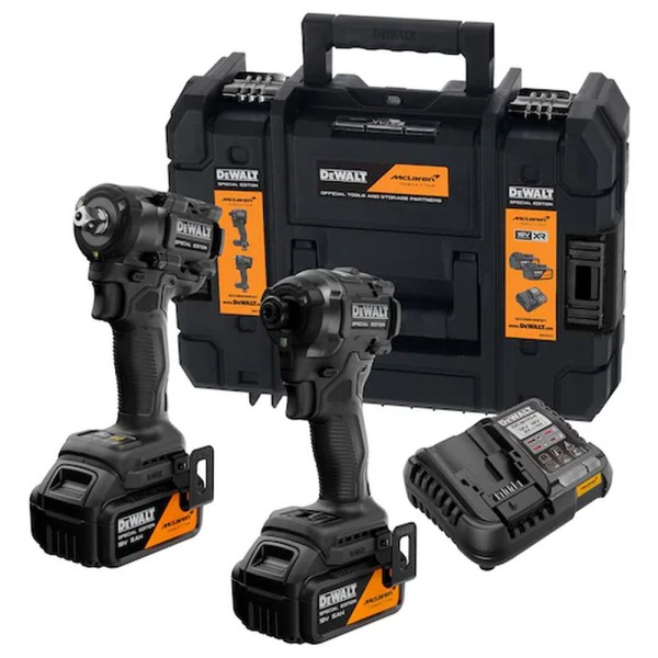 Σετ Μπουλονόκλειδο και Παλμικό - 2 X 5AH 18V XR Brushless Dewalt McLaren (DCK2224MP2T-QW)