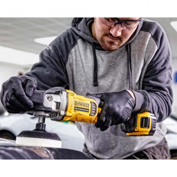 Περιστροφικός Tροχός/Αλοιφαδόρος 18V Li-Ion Brushless - Χωρίς Μπαταρία & Φορτιστή Solo Dewalt (DCM849N)
