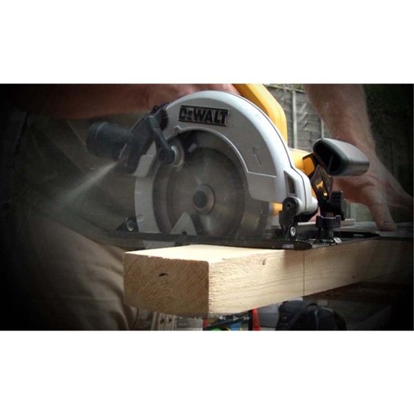 Δισκοπρίονο 1350W με Σύστημα Αναρρόφησης Dewalt (DWE560)