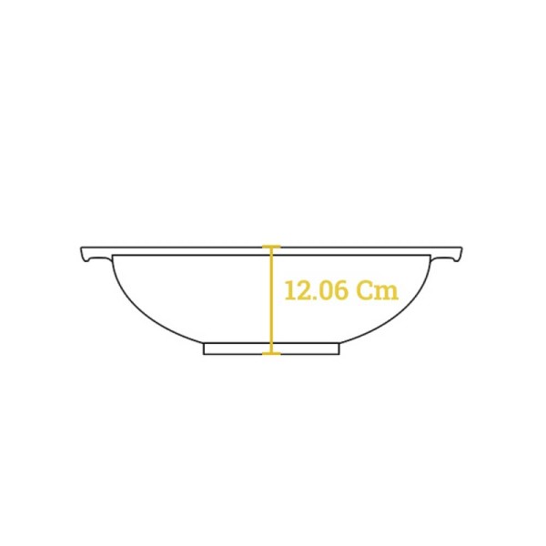 Μαντεμένιο Wok 35.5εκ / 6.8lt Lodge (L14W)