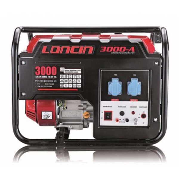 Μονοφασικό Ηλεκτροπαραγωγό Ζεύγος Loncin LC 3000 A 5.5hp 2.5kW (02LC3000-A)