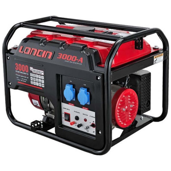 Μονοφασικό Ηλεκτροπαραγωγό Ζεύγος Loncin LC 3000 A 5.5hp 2.5kW (02LC3000-A)