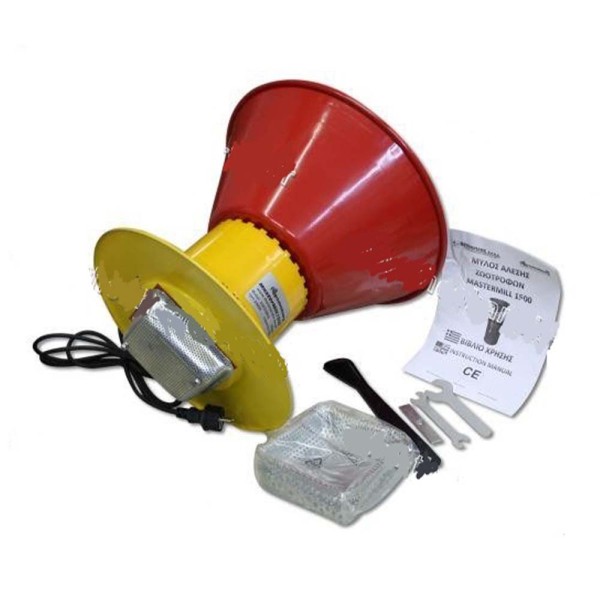Μύλος Ζωοτροφών με Μεταλλικό Κάδο 1500W MASTERMILL (00011118)