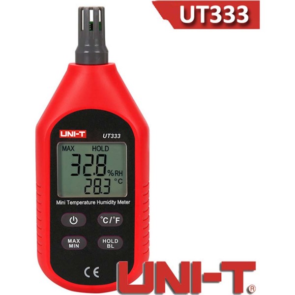 Μίνι Ψηφιακό Υγρασιόμετρο Θερμόμετρο Uni-T UT-333