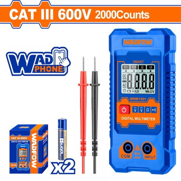 Πολύμετρο Ψηφιακό Wadfow (WDM1501)