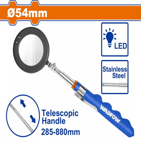Τηλεσκοπικός Καθρέπτης 285 - 880mm / Φ-54mm Wadfow (WTU1688)