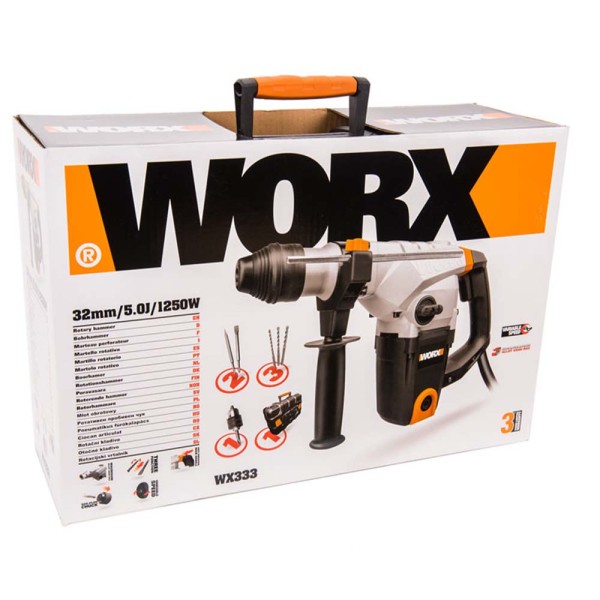 Περιστροφικό Πιστολέτο 1250W 32mm Worx WX333