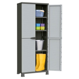 Ντουλάπα Πλαστική Δίφυλλη με 3 Ράφια BPC6000 Bormann Elite (023500)
