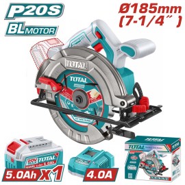 Σετ Επαγγελματικό Δισκοπρίονο Brushless Μπαταρία Li-ion 20V 5Ah 1 ΜΠΑ (TSLI18513E)