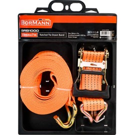 Ιμάντες Πρόσδεσης Καστάνιας 50mm x 7m Αντοχή 3Ton BRB1000 Bormann Pro (028451)