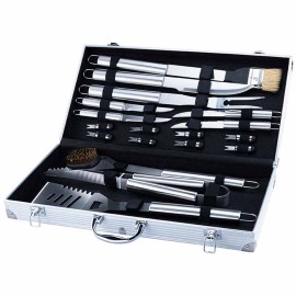 Εργαλεία BBQ Σετ 16τμχ Inox Βαλίτσα BBQ1015 Bormann Elite (033349)