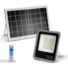 Προβολέας Ηλιακός Led 50W Αδιάβροχος με Φωτοβολταϊκό Πάνελ και Αισθητήρα Φωτός BLF2150 Bormann (049197)
