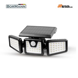 Ηλιακός Προβολέας Led Ασφαλείας 6.5W Με Ανιχνευτή Κίνησης BLF4000 Bormann (052456)