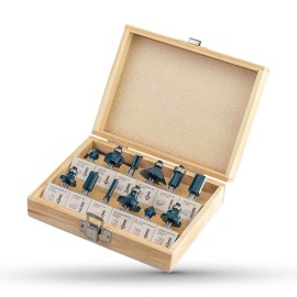 Σετ Φρέζες Ρούτερ 12τμχ 6mm BHT1615 Bormann (054672)