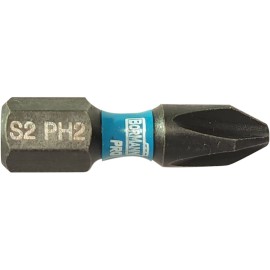 Μύτες Σταυρού IMPACT S2 X-PRO PH2 25mm Σετ 2 Τεμαχίων BORMANN Pro BHT3602-2 (059578)