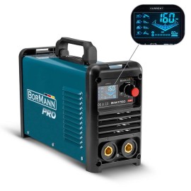Ηλεκτροκόλληση Inverter Απόδοση 160Α/60% Ψηφ.Οθόνης Μεγ.Ηλεκτρόδιο 4mm BIW1760 Bormann Pro (061960)