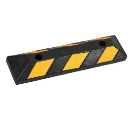 Στοπ Τροχών Λαστιχένιο 55cm με Ανακλαστικές Ταινίες BPP24901 BORMANN Pro (070863)