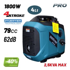 Γεννήτρια Βενζίνης Inverter 1800W 3kVA 76cc 62dB BGB2005 Bormann Pro (082088)