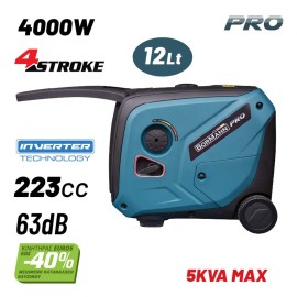 Γεννήτρια Βενζίνης Inverter 3500W 223cc 63dB Χειρόμιζα EURO 5 BGB2040 Bormann Pro (082095)