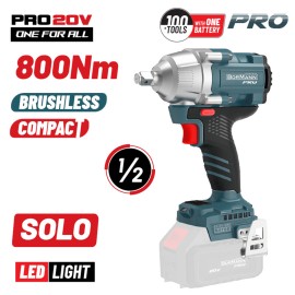 Μπουλονόκλειδο Brushless 20V Li-Ion 800Nm SOLO BBP5385 Bormann Pro (082187) 