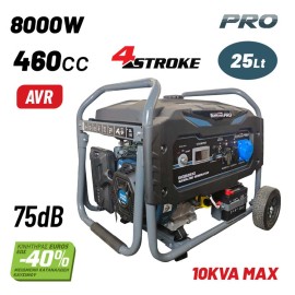 Γεννήτρια Βενζίνης 7700W 460cc Μίζα & Μπαταρία AVR BGB8510 Bormann Pro (082255)