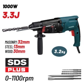 Πιστολέτο Σκαπτικό Περιστροφικό SDS-Plus 100W BPH3015 Bormann Pro (083856)