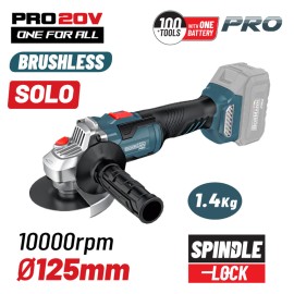Γωνιακός Τροχός 20V Brushless 125mm SOLO BBP5305 Bormann Pro (084433)
