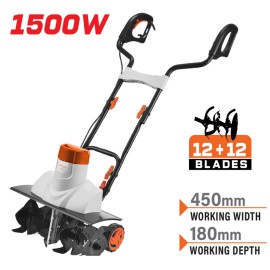 Σκαπτικό Ηλεκτρικό 1500W 45cm 12+12 Μαχαίρια Nakayama MB2120 (084594) 