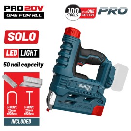 Καρφωτικό Μπαταρίας 20V με Ρύθμιση Πίεσης & LED SOLO BBP3635 Bormann Pro (084723)